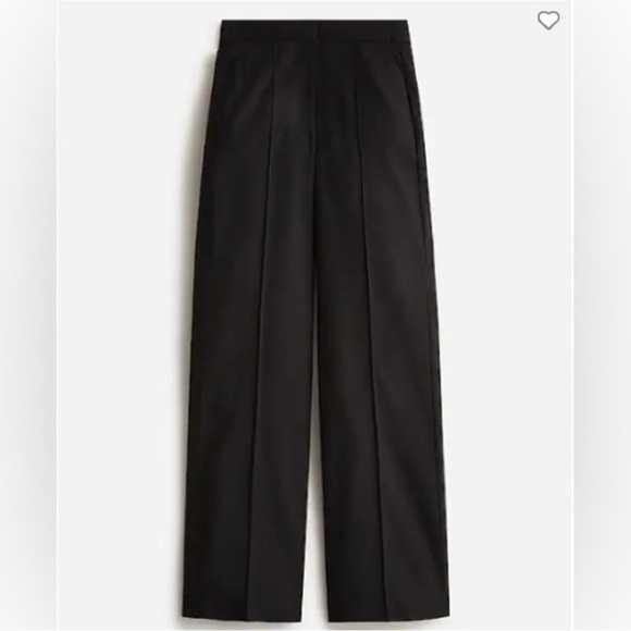 J.Crew Full-length wide-leg tuxedo pant in Italian wool - Picture 4 of 11